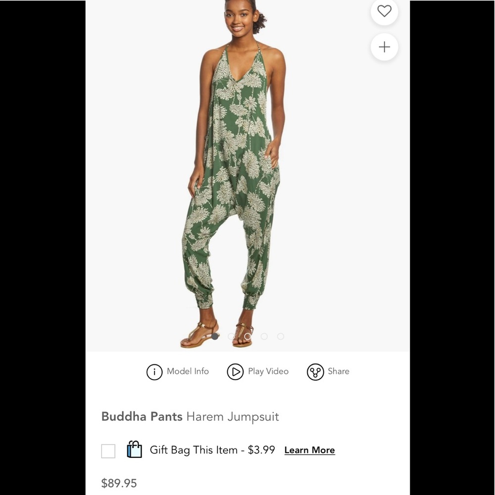 Buddha pants dandelion harem jumpsuit